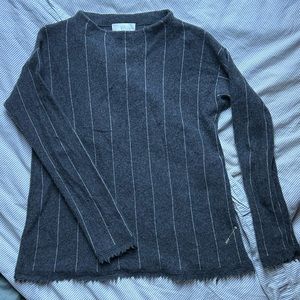 Lisa Todd Cashmere Raw Edge Tunic Sweater